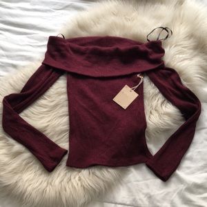 Off-shoulder sweater Forever 21 winter